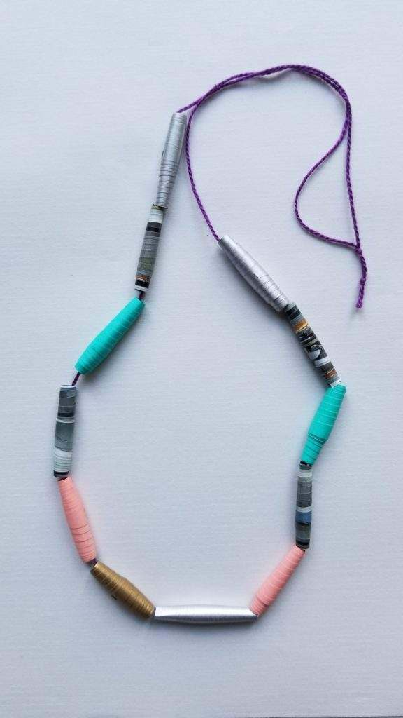 Paper Beads for a Mother's Day Necklace (May 7) 4