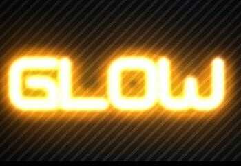 Neon sign that reads GLOW